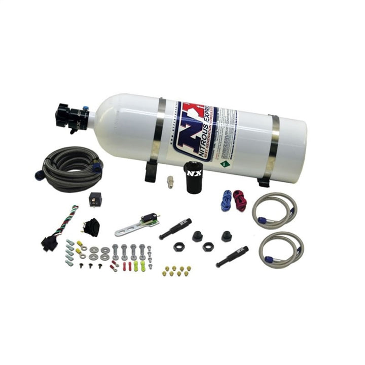 Nitrous Express NXD Super Stacker Nitrous Kit w/Lightning 375 Solenoid - Bull Strap
