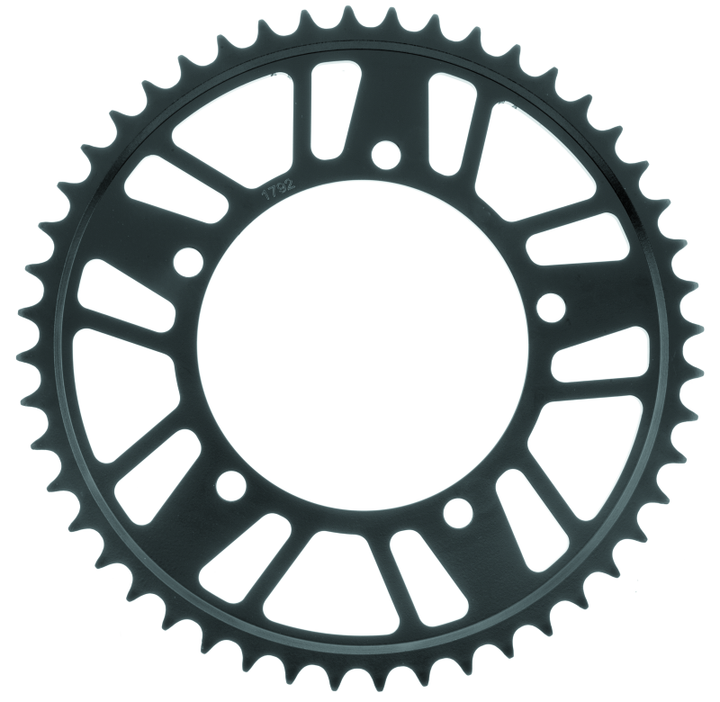 BikeMaster Suzuki Rear Steel Sprocket 525 47T - Black - Bull Strap
