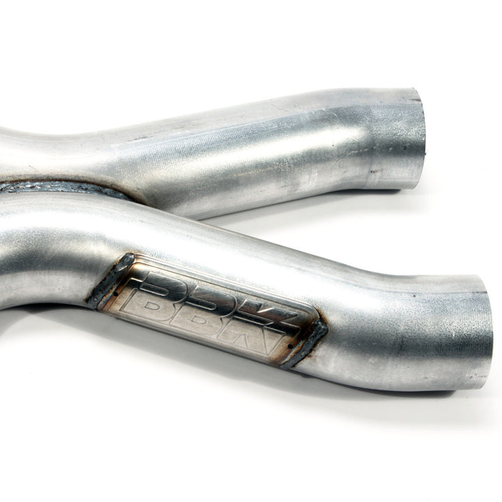 BBK 11-14 Mustang 5.0 High Flow After Cat X Pipe - 2-3/4 - Bull Strap