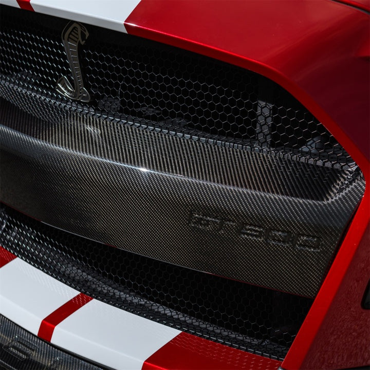Ford Racing 20-21 Mustang GT500 Carbon Fiber Bumper Insert - Bull Strap