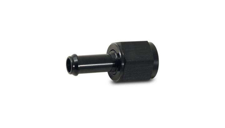 Vibrant Female -8AN to 3/8in Hose Barb Straight Aluminum Adapter Fitting - Bull Strap