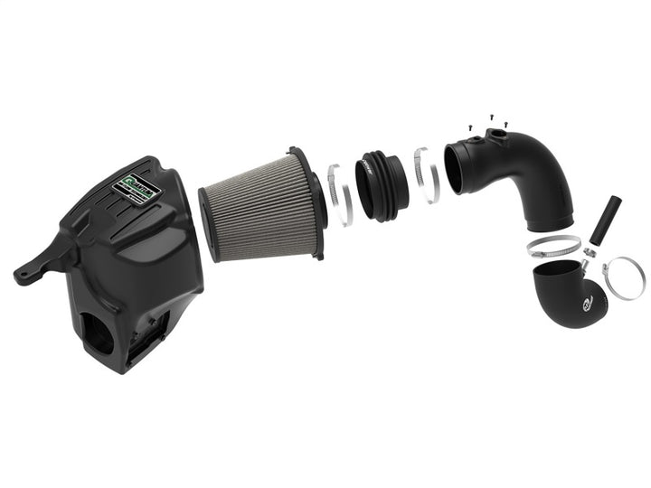 aFe Quantum Pro DRY S Cold Air Intake System 13-18 Dodge Cummins L6-6.7L - Dry - Bull Strap