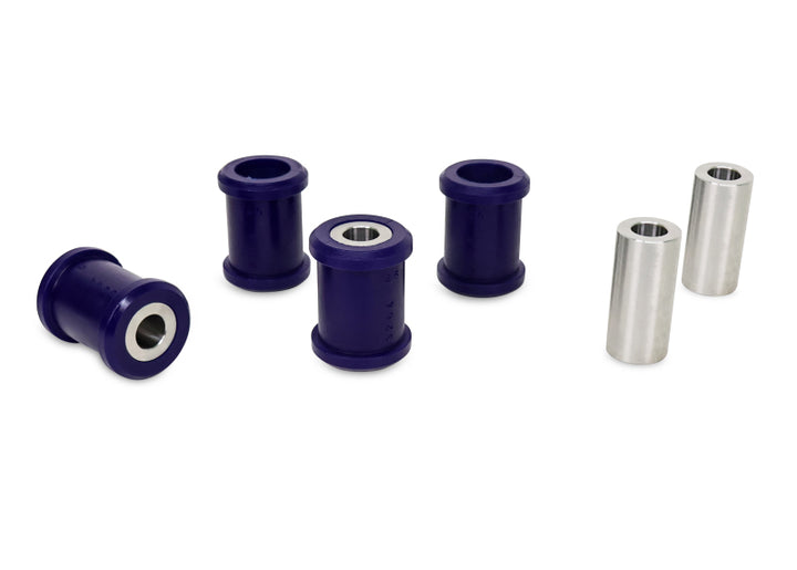 SuperPro 06-15 Mazda MX-5 Miata Rear Lower Trailing Arm Bushing Kit - Stainless Hardware - Bull Strap