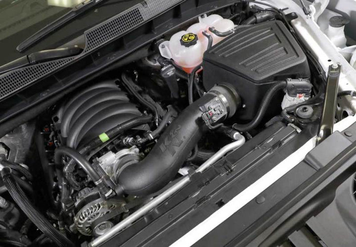 K&N 2019 Chevrolet / GMC 1500 V8-5.3/6.2L F/I AirCharger Performance Intake - Bull Strap
