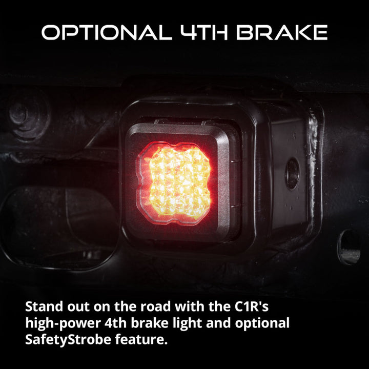 Diode Dynamics 21-23 F-150 Hitch Mount LED Pod Reverse Kit C1R - Bull Strap