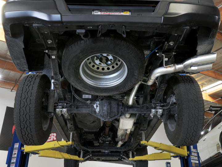 aFe 2024+ Ford Ranger L4-2.3L (t) Vulcan Series 2.5in to 3in Cat-Back Exhaust w/ Polished Tip - Bull Strap