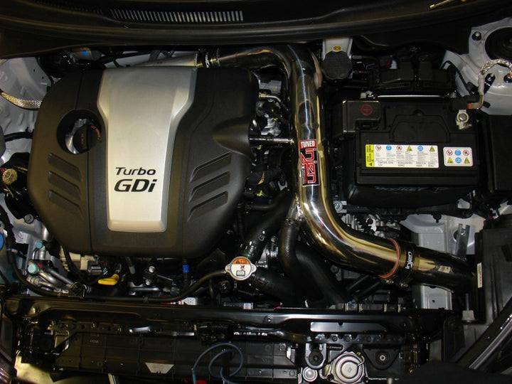 Injen 13 Hyundai Veloster Turbo 1.6L 4cyl Turbo GDI Black Cold Air Intake - Bull Strap