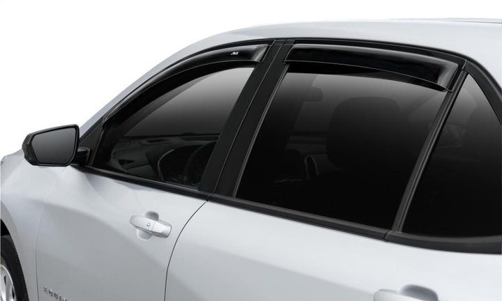 AVS 11-18 Chrysler 300 Ventvisor In-Channel Front & Rear Window Deflectors 4pc - Smoke - Bull Strap