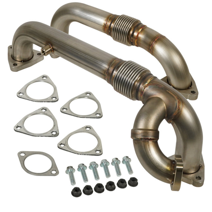 BD Diesel UpPipe Kit - Ford 08-10 6.4L w/EGR Connector - Bull Strap