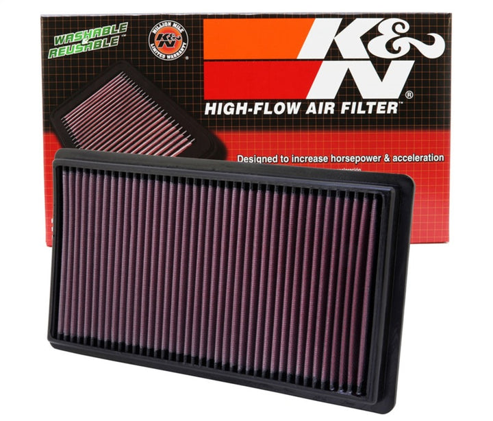 K&N 07 Mazda CX-9 3.5L-V6 Drop In Air Filter - Bull Strap