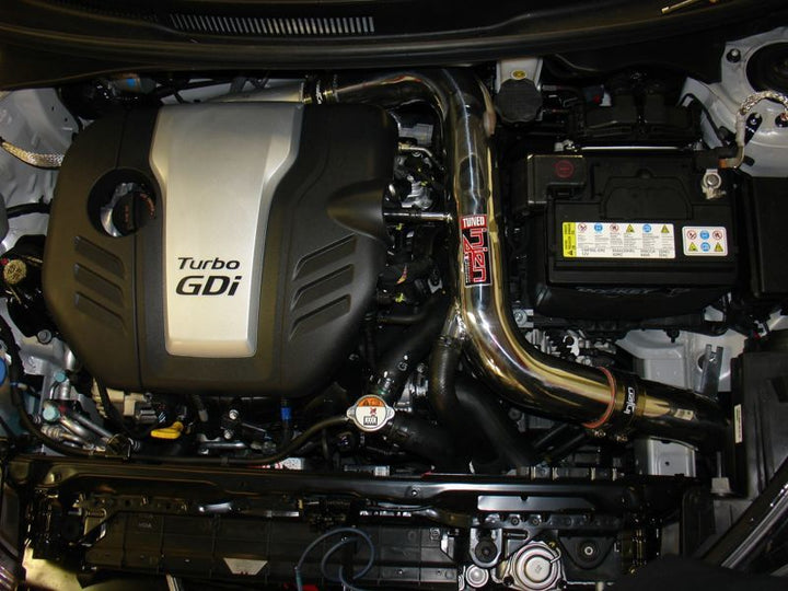 Injen 13 Hyundai Veloster Turbo 1.6L 4cyl Turbo GDI Black Cold Air Intake - Bull Strap