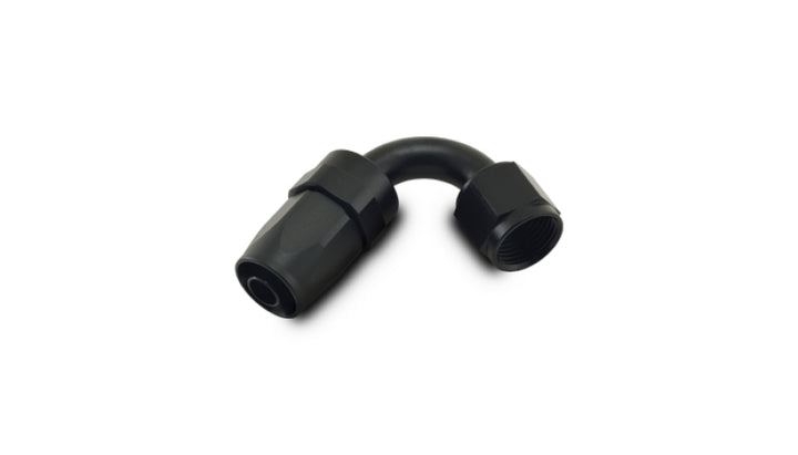 Vibrant -12AN 120 Degree Elbow Hose End Fitting - Bull Strap