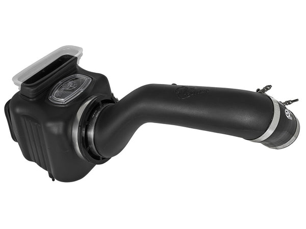 aFe Momentum HD Pro DRY S 2017 GM Diesel Trucks V8-6.6L Cold Air Intake System - Bull Strap