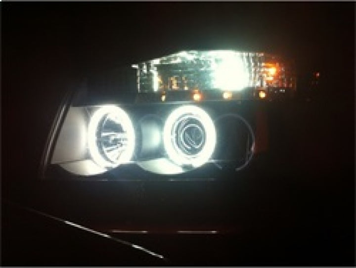 Spyder Nissan Titan 04-14/Armada 04-07 Projector Headlights CCFL Halo LED Blk PRO-YD-NTI04-CCFL-BK - Bull Strap