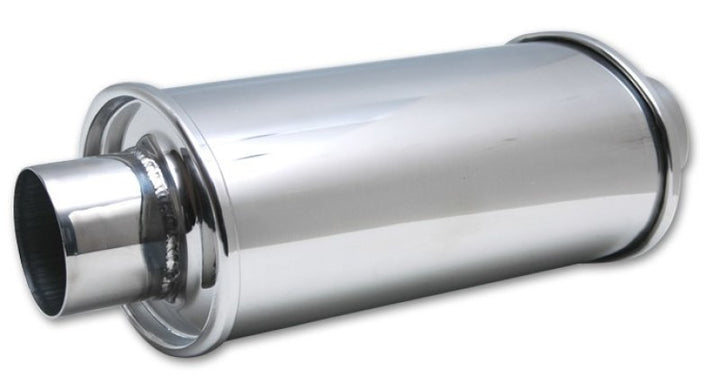 Vibrant ULTRA QUIET Resonator 3.5in inlet/outlet x 13.75in overall length - Bull Strap