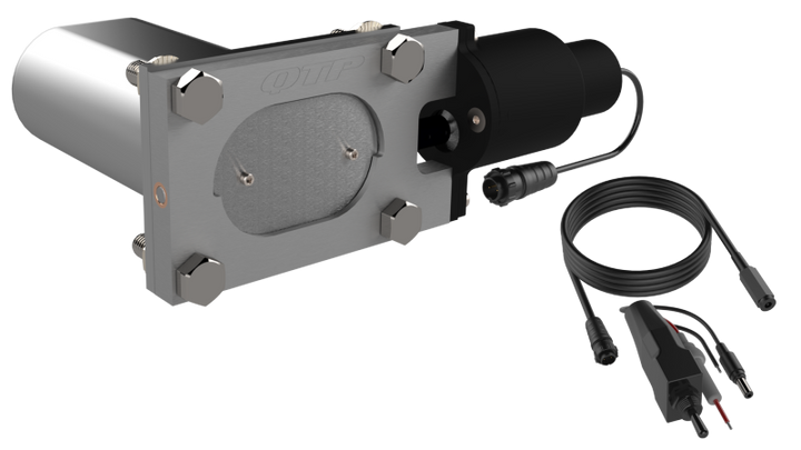 QTP Bolt-On QTEC Low Profile Oval Electric Cutout Valve - Bull Strap