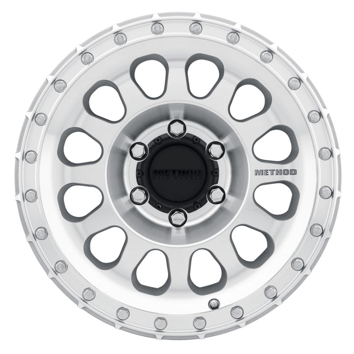 Method MR315 18x9 +18mm Offset 6x5.5 106.25mm CB Machined/Clear Coat Wheel - Bull Strap