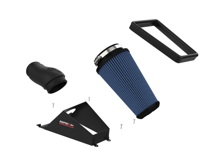 aFe Rapid Induction Pro 5R Cold Air Intake System 14-19 Mercedes-Benz CLA250 L4-2.0L (t) - Bull Strap