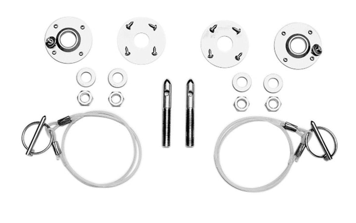Ford Racing Hood Latch & Pin Kit - Bull Strap