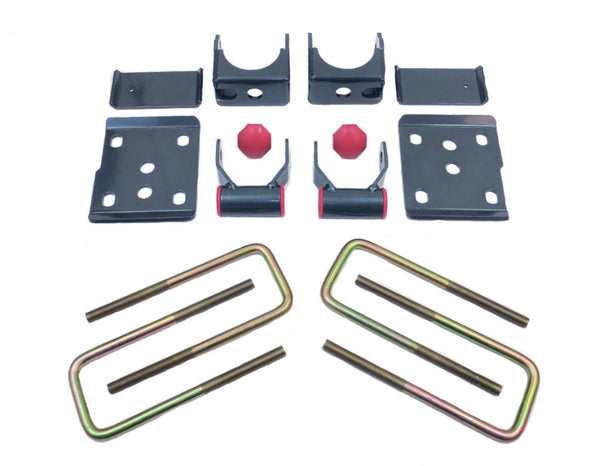 MaxTrac 15-20 Ford F-150 2WD 5.5in Rear Lowering Flip Kit - Bull Strap