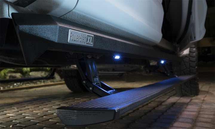AMP Research 22-23 Toyota Tundra Crewmax PowerStep XL - Black - Bull Strap
