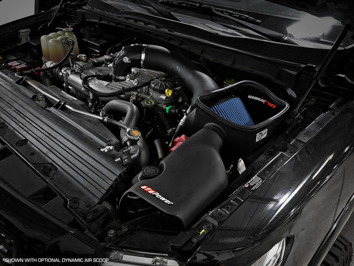 aFe Magnum Force Stage-2 Pro 5R Cold Air Intake System 16-19 Nissan Titan XD V8-5.0L (td) - Bull Strap
