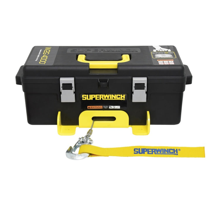 Superwinch 4000 LBS 12V DC 3/16in x 50ft Steel Rope Winch2Go Steel Rope - Bull Strap