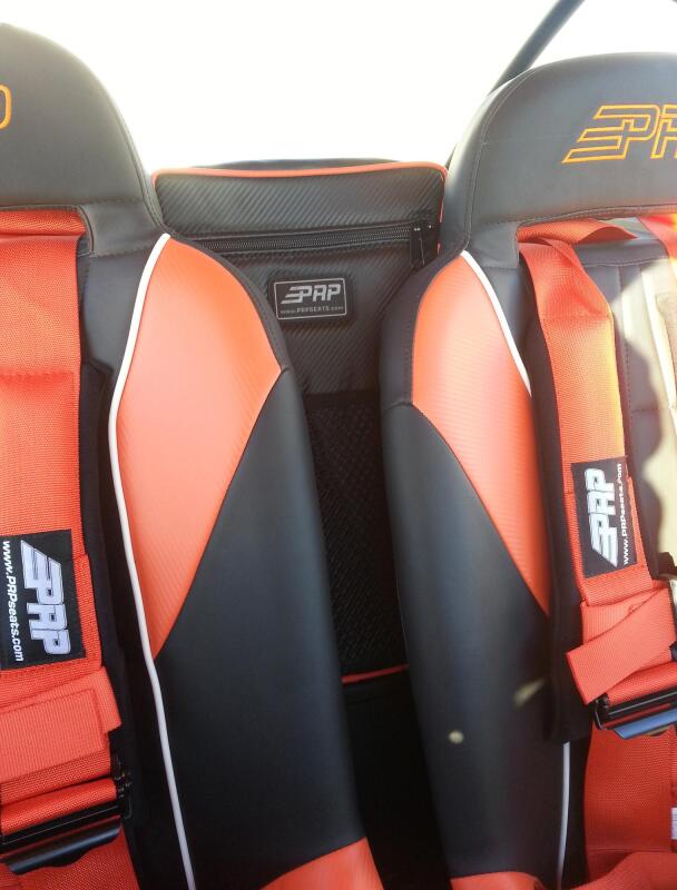 PRP Polaris RZR Center Bag - Black - Bull Strap
