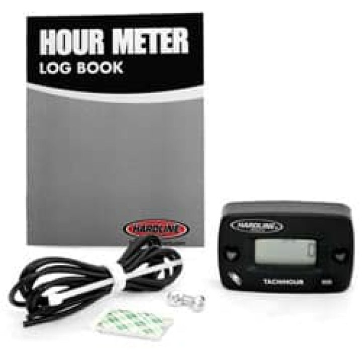 Hardline Hour Tachometer Meter Up To 2 Cylinders - 2/4 Stroke - Bull Strap