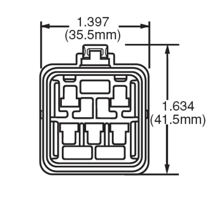 Hella Relay Connector ISO Mini Weatherproof w/ 12in Leads - Bull Strap