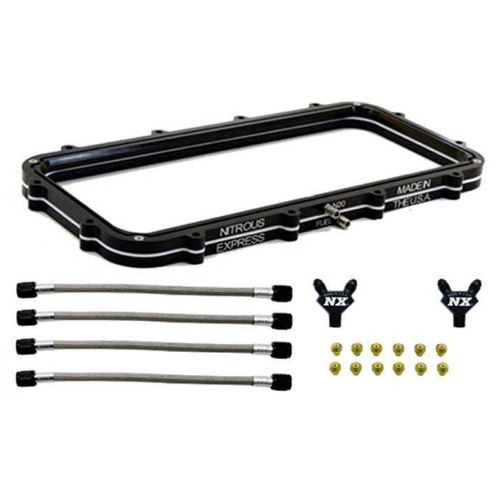 Nitrous Express Holley High Ram Plenum Nitrous Plate Conversion - Bull Strap