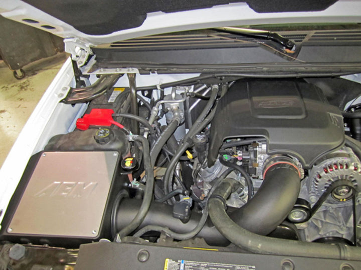 AEM 09-10 GM Silverado/Seirra 5.3L-V8 Cold Air Intake - Bull Strap