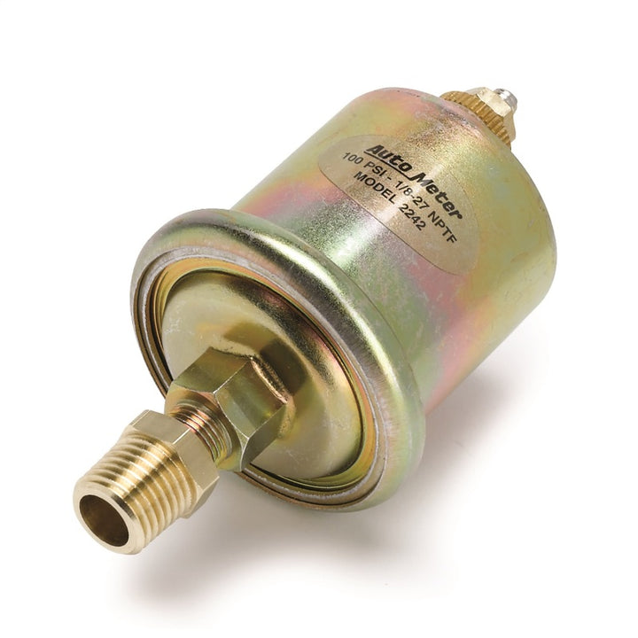 Autometer Replacement 100psi Oil Pressure Sender - Bull Strap
