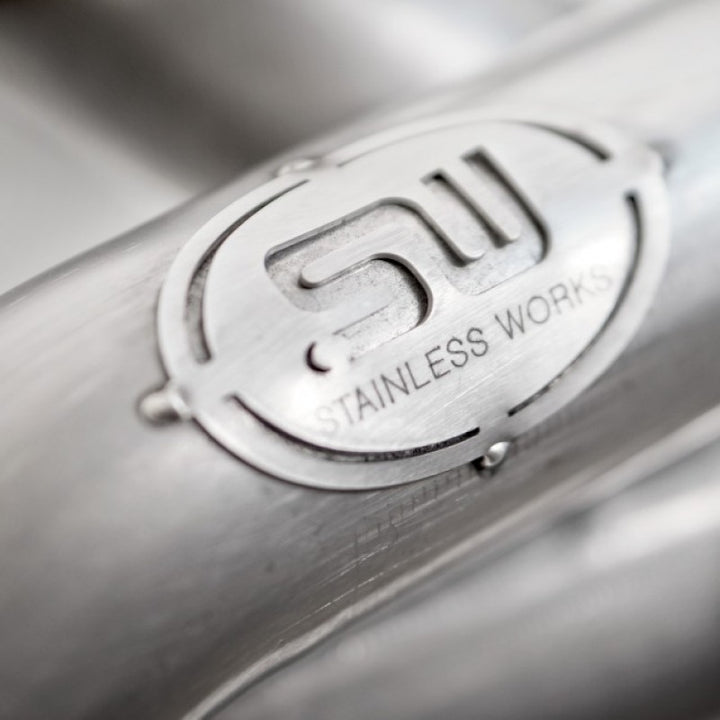 Stainless Works 2015-18 Hemi Headers 2in Primaries 3in High-Flow Cats - Bull Strap