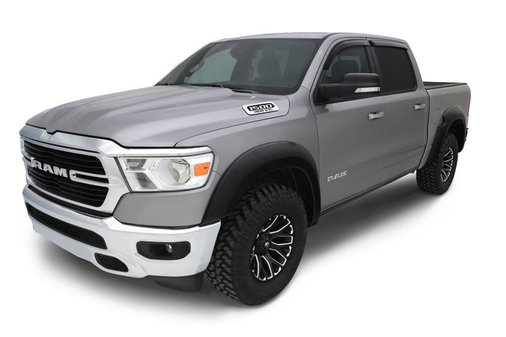 AVS 2019 Ram Quad Cab Ventvisor Outside Mount Window Deflectors 4pc - Smoke - Bull Strap