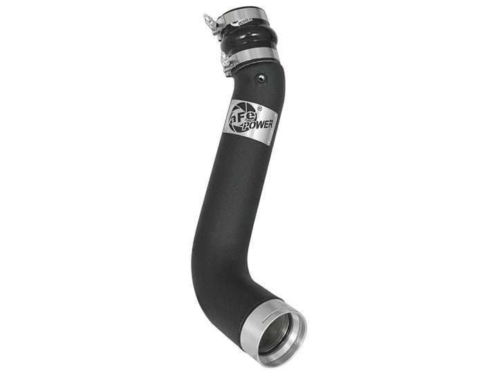 aFe BladeRunner 3in Black Intercooler Tube Cold Side 17-18 GM Diesel Trucks V8 6.6L (td) L5P - Bull Strap