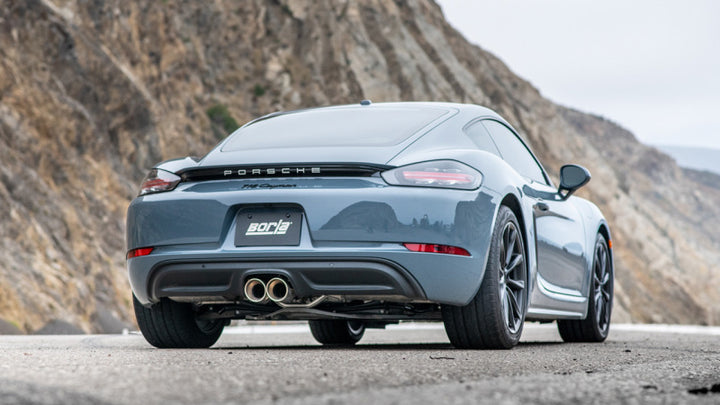 Borla 17-22 Porsche Cayman/Boxster 718 2.0L 4 Cyl. AT/MT RWD 2DR 2.25in S-Type Exhaust - Bull Strap
