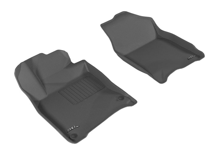 3D MAXpider 2016-2020 Honda Civic Kagu 1st Row Floormat - Black - Bull Strap