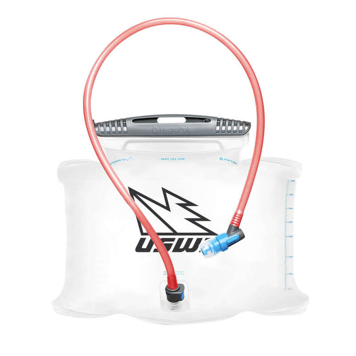 USWE Compact Hydration Bladder Plug-N-Play Tube (For ZULO) - 1.5L - Bull Strap