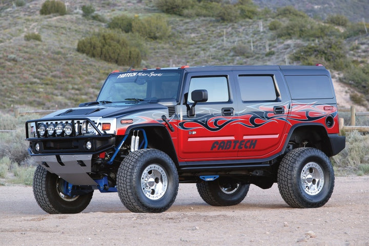 Fabtech 03-08 Hummer H2 Suv/Sut 4WD w/Rr Coil Springs 6in Perf Sys w/Perf Shks - Bull Strap