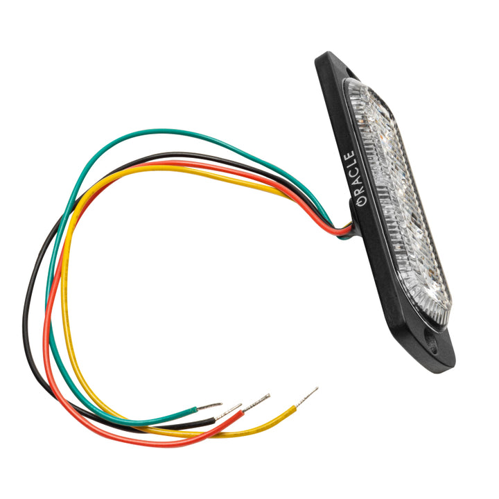 Oracle 4 LED Slim Strobe - Amber - Bull Strap