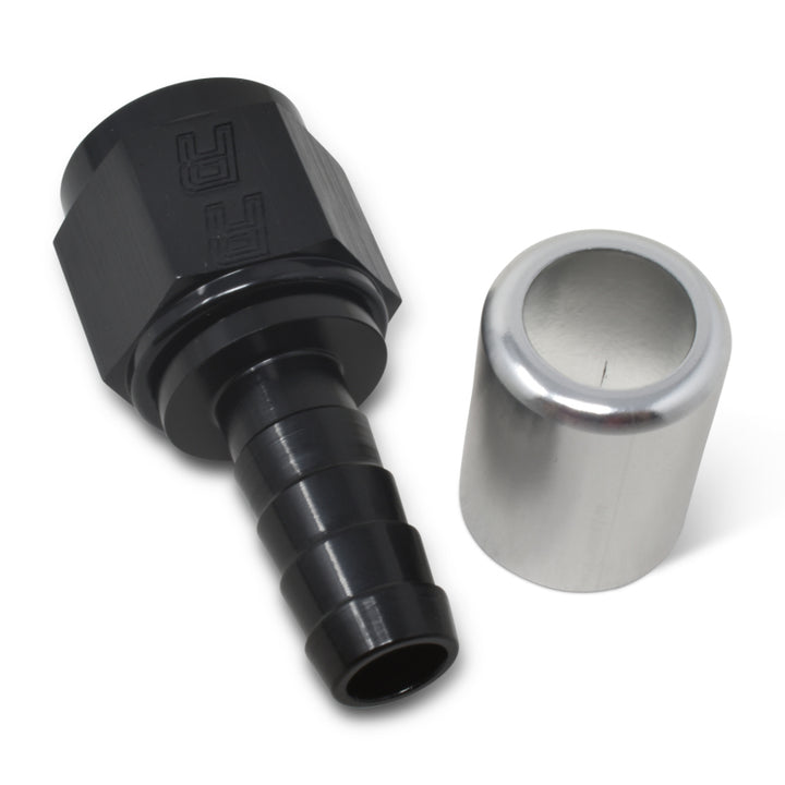 Russell Performance -6 AN Proclassic Crimp Straight End (O.D. 0.600) - Bull Strap
