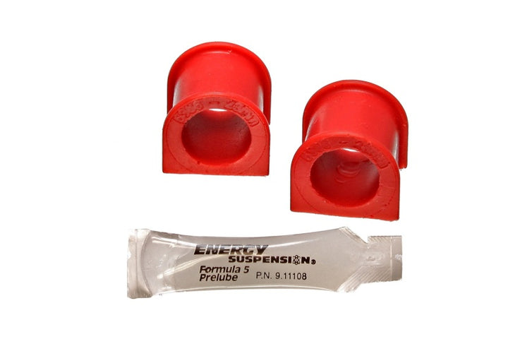 Energy Suspension 90-93 Acura Integra Red 23mm Front Sway Bar Bushings - Bull Strap