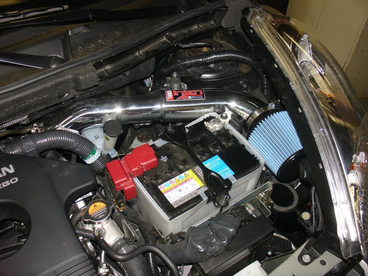 Injen 14-15 Nissan Juke 1.6L Turbo Wrinkle Red Short Ram Air Intake - Bull Strap