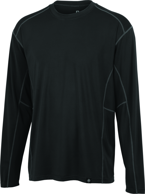 FIRSTGEAR Base Layer Shirt Lightweight Long-Sleeve Dark Grey - 3XL - Bull Strap