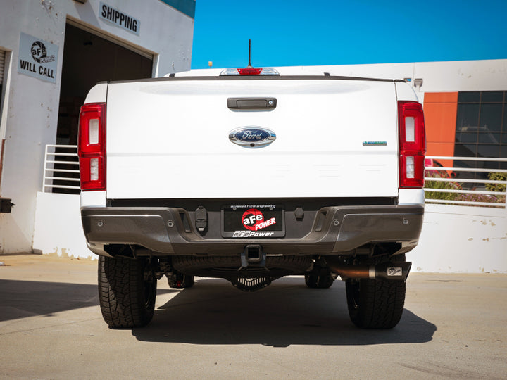 aFe Apollo GT Series 3in 409 SS Axle-Back Exhaust 2019 Ford Ranger 2.3L w/ Black Tips - Bull Strap