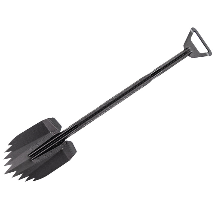 Go Rhino Xventure Gear Sharktooth Stackable Shovel - Textured Black - Bull Strap