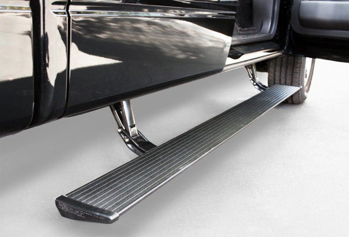 AMP Research 2004-2008 Ford F150 All Cabs PowerStep - Black - Bull Strap