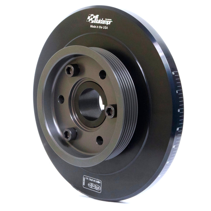 Fluidampr Toyota 1JZ/2JZ I-6 Underdrive Pulley Harmonic Balancer - Bull Strap
