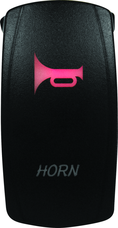 DragonFire Racing Lighted Switch Horn On/Off Red - Bull Strap